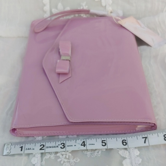 🐰Ted Baker Cersei Lilac Envelope Clutch,NWT - Picture 13 of 14